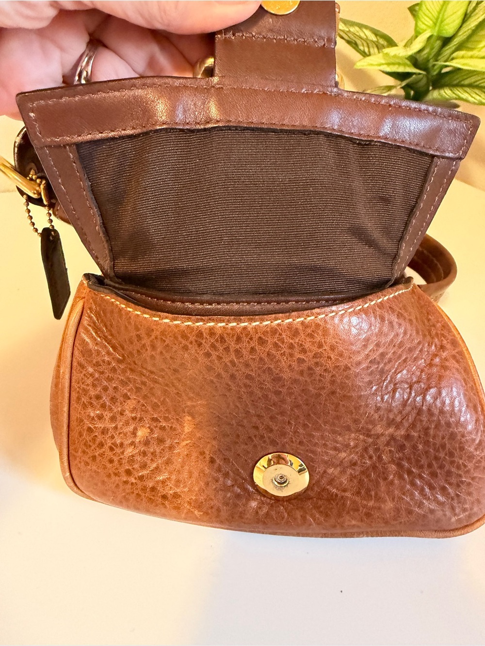 Coach Mia Braided Leather Satchel #10048 Y2K - Picture 11 of 14